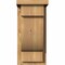 Ekena Millwork Alpine Smooth Corbel w/Backplate, Western Red Cedar, 7 1/2"W x 8"D x 16"H COR08X08X16ALP01SWR - alternate 4